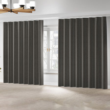 Grey Essence S-Fold Room Darkening Curtain