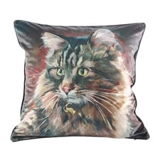 Pawtrait Cat N Mouse Velvet Cushion