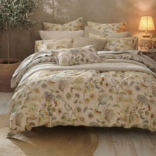 Floral Malfi Cotton Sateen Quilt Cover Set