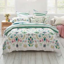 Freya Cotton Percale Quilt Cover Set
