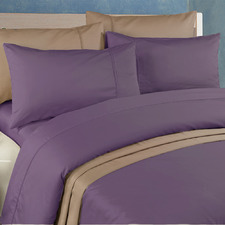 Purple 2000TC Luxury Cotton-Blend Quilt Cover Set