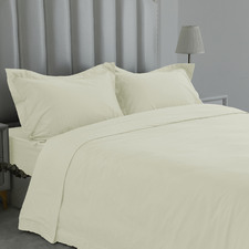 Ivory 1000TC Egyptian Cotton Sateen Quilt Cover Set