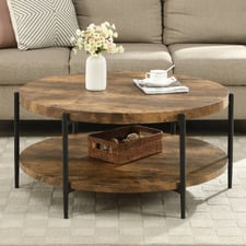 Niko 2-Tier Round Coffee Table
