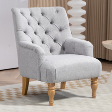 Omar Button Tufted Armchair