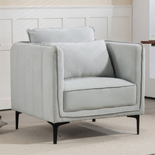 Claudia Velvet Armchair