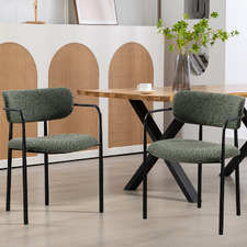 Chanel Boucle Dining Chairs (Set of 2)