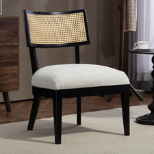 Hudson Rubberwood Accent Chair
