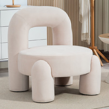 Samir Velvet Accent Chair