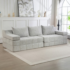Newbury 4 Seater Double Chenille Sofa Bed