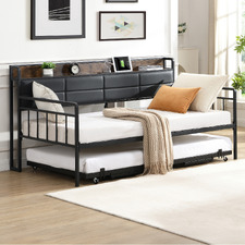 Harper Double/King Daybed with Trundle & Charging Station
