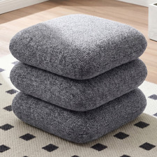 Devika Chenille Swivel Ottoman