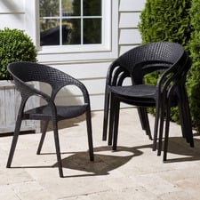Tara Outdoor Dining Chairs (Set of 4)