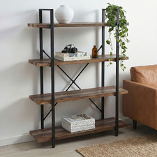 Keanna Industrial 4 Tier Shelving Unit