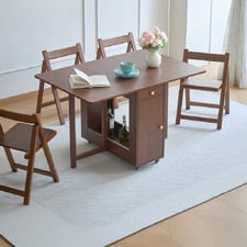 4 Seater Fenella Foldable Dining Table & Chair Set