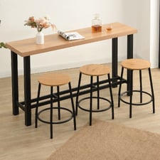 3 Seater Ellery Bar Table & Stool Set