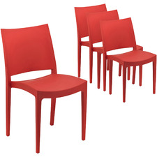 Hudson Outdoor Dining Chairs. (Set of 4)