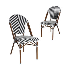 Dana  Parisian Outdoor Dining Chairs (Set of 2)