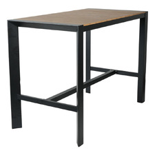 Damien Rectangular Aluminium Outdoor Bar Table