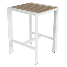 Damien Square Aluminium Outdoor Bar Table
