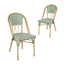 Evelyn Aluminium Outdoor Dining Chairs (Set of 2)