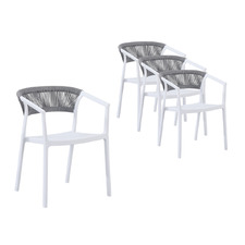 Sofia Rope Outdoor Dining Chairs (Set of 4)