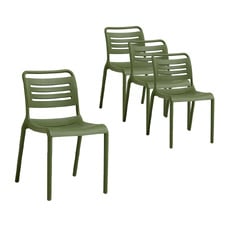 Megan Outdoor Dining Chairs (Set of 4)