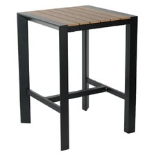 Damien Square Aluminium Outdoor Bar Table