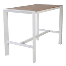 Damien Rectangular Aluminium Outdoor Bar Table