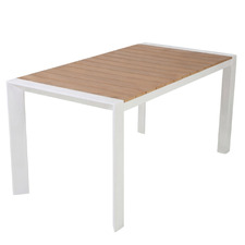 Damien Rectangular Aluminium Outdoor Dining Table
