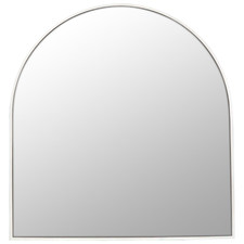 Arched Stainless Steel Wall Mirror