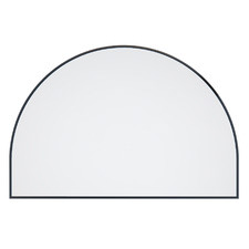Half Circle Stainless Steel Wall Mirror