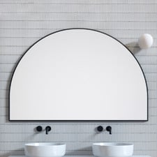 Avery 1500mm Framed Stainless Steel Wall Mirror