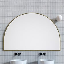 Avery 1500mm Framed Stainless Steel Wall Mirror