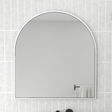 Gabe Arched Stainless Steel Wall Mirror