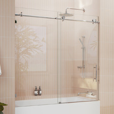 Maddison Glass Over-Bath Sliding Shower Screen