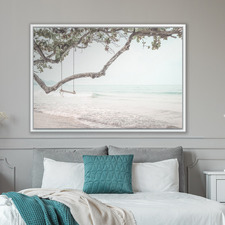 Swing Into Paradise Canvas Wall Art