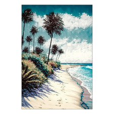 Seaside Stroll Printed Wall Art