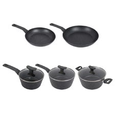 5 Piece Aluminium Non-Stick Cookware Set