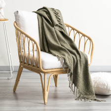 Lygon Wool-Blend Throw