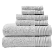 6 Piece Retreat Cotton-Blend Bathroom Towel Set
