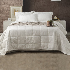 White Damask 500TC Jacquard Cotton Comforter Set