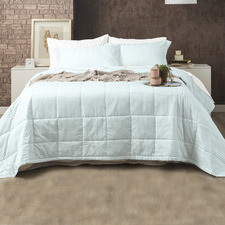 Sage Damask 500TC Jacquard Cotton Comforter Set
