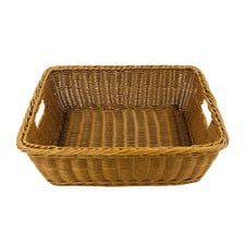 Jooyes Kids' Plastic Wicker Storage Basket