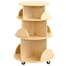 Jooyes Kids' Rotating Display Bookcase