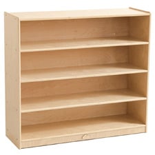 Jooyes Kids' 4 Tier Bookshelf & Toy Storage