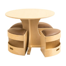 Kids' Theo 4 Seater Table & Stools Set  