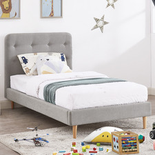 Maxwell Pine Wood Single Bed Frame