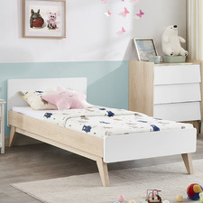 Merlin Pine Wood Single Bed Frame