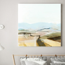 Country View Stretched Canvas Wall Art