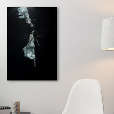 Dancing Underwater Style A Stretched Canvas Wall Art